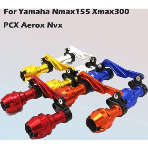 Motorcycle Adjustable Exhaust Pipe Drop-Resistant Muffler Exhaust Tip Applicable To Yamaha Nmax155 Xmax300 PCX Aerox Nvx