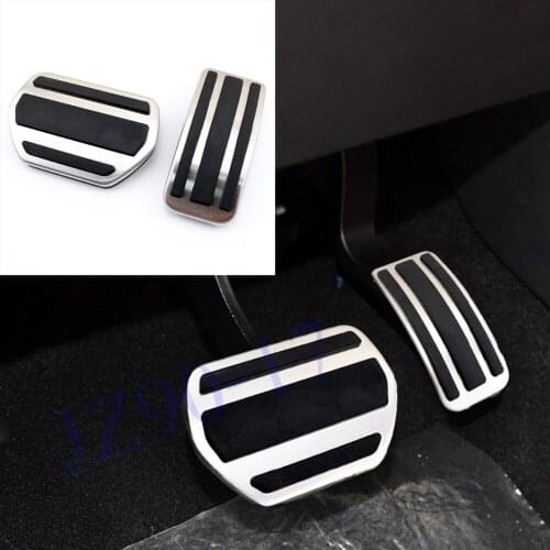 Non-slip AT Automatic brake pedal Brake Accelerator Gas Fuel Foot Pedal Cover Fit For Peugeot 2008 207 208 307 308 408 Fitting