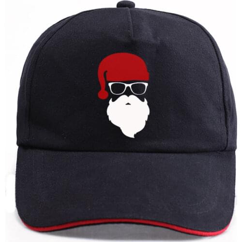 New Santa Father Christmas Festive Custom Funny Baseball Cap Unisex Women Men Cotton Hat Snapback Hats Trucker Caps Sun-Hats