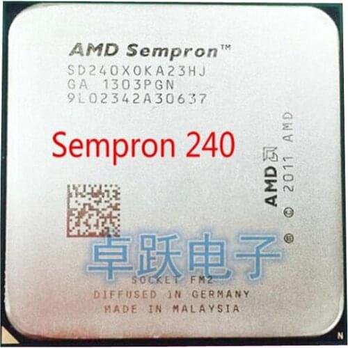 AMD X2 Sempron 240 CPU Processor 2.9G - SD240XOKA23HJ Socket FM2 free shipping