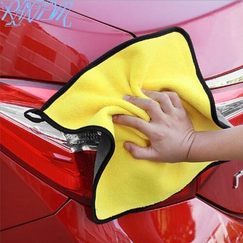 30x30CM Thick Plush Microfiber Car Cleaning Cloths for Lexus RX300 RX330 RX350 IS250 LX570 is200 is300 ls400