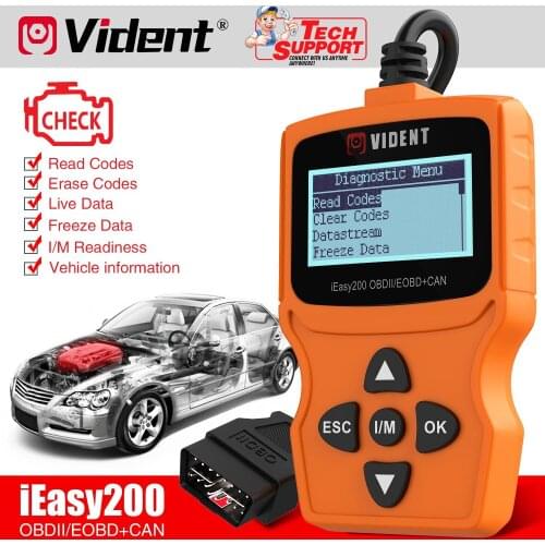 VIDENT IEasy200 OBDII / EOBD+CAN Code Reader