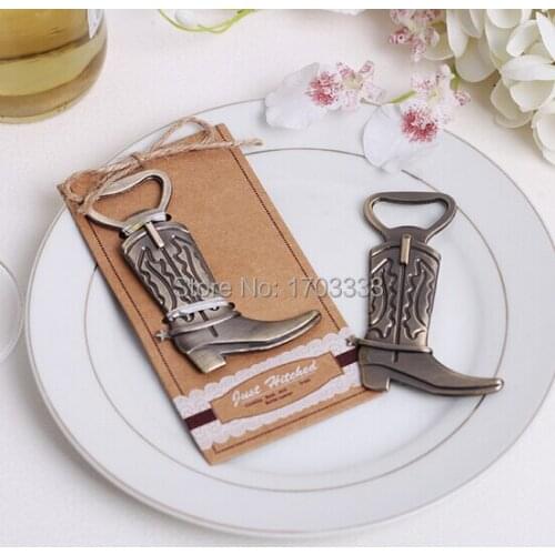 Wedding favor gift and giveaways for guest -- Retro Boots shoes bottle opener party favor souvenir 200pcs/lot