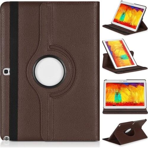 Tab PRO 10.1 T520 T525 T521 360 Rotating PU Leather Case for Samsung Galaxy TAB Pro 10.1" T520 T525 T521Cover Sand Holder Funda