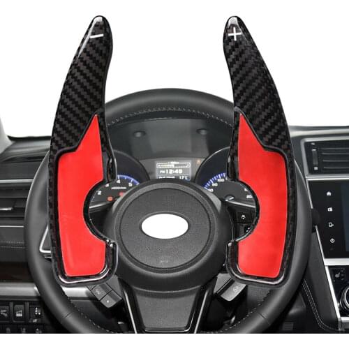 Carbon Fiber Steering Wheel Gear Shift Lever Paddle Extension Fit For Toyota GT86 Subaru BRZ 2017 2018 2019 Car Accessories