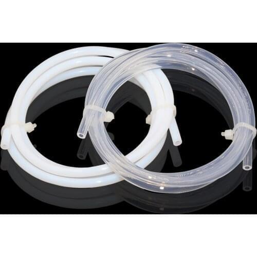 1 Meter 3D Printer Imported Clear/White PFA PTFE Tube PiPe J-head hotend RepRap Rostock Bowden Extruder 2x3 2x4 3x4 4x6