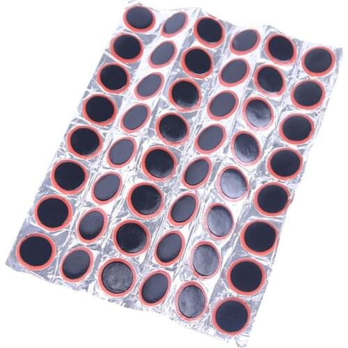 48pcs 25mm Round Rubber Bicycle Tire Patch Cycle Repair Tools Cycling Bike Tire Tyre Inner Tube Puncture Cycle Repair Tools