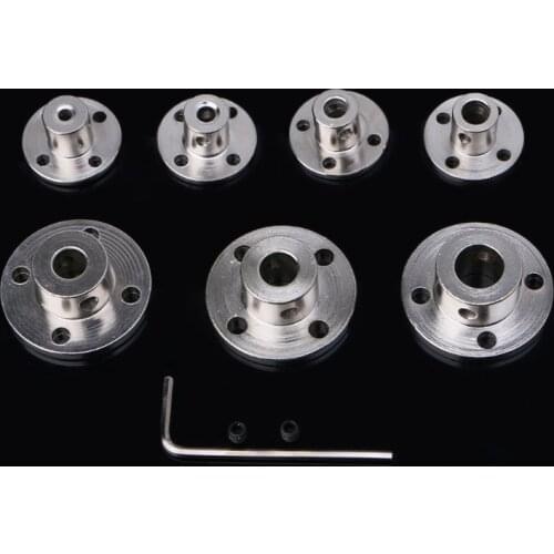 8mm Rigid Flange Coupling Motor Guide Shaft Coupler Motor Connector