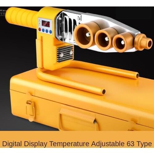 800W Digital Display Water Pipe Welder 20-63mm Water Pipe Plastic Welder Machine Plumber Heating PPR RPV Butt Welding