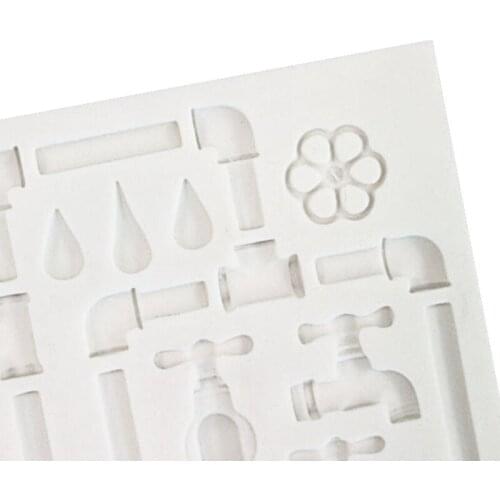 94PF Chocolate Candy Sugar Craft Paste Mold Art Silicone Soap Mold Household Candle Molds DIY Handmade Christmas Theme