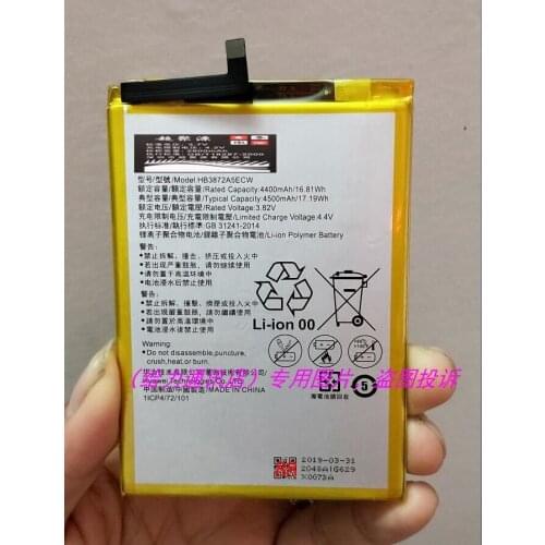 Battery 4500mAh HB3872A5ECW For Huawei Honor Note 8 Note8 EDI-DL00 EDI-AL10 Mobile Phone with repairs tools