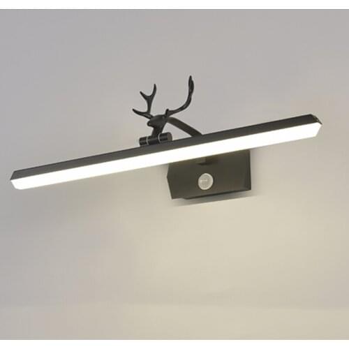 White Bathroom Led Mirror Light 8W 4000K Wall Mounted Industrial Lamp Waterproof Stainless Steel Modern Acrylic Lights AC85-265V