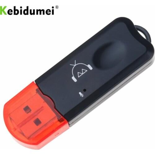 Kebidumei Mini USB Bluetooth Receiver V2.1 Handsfree Wireless bluetooth Adapter Dongle Kit Stereo Audio Music for Speaker