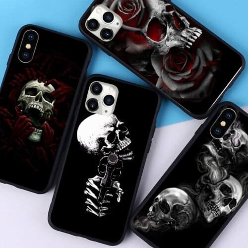 Horror Skull Phone Case for iPhone 11 12 pro XS MAX 8 7 6 6S Plus X 5S SE 2020 XR