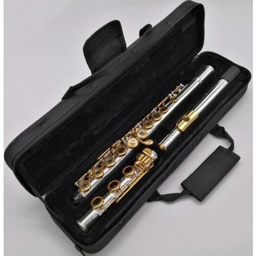De Xin Flute 400 Series Engraving Hand Carved Keys Gold Plated Lip Plate Flutes 411 412 421 422 461 462 471 472 481 482 B Leg
