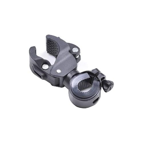 Sports Outdoor Cycling Bike Flashlight Mount Holder Bike Torch Holder Support Clip Clamp Lantern Bike Black Bicycle Accessories