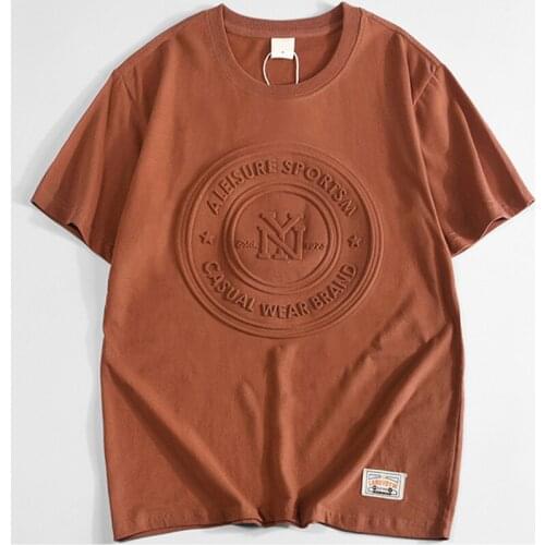 April MOMO 2021 Men Summer Cotton T Shirts Tees Tops Male Casual Fashion Slim Fit Large Size Short Sleeved O Neck T Shirts Men