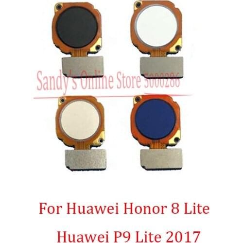 Fingerprint Sensor Scanner Touch ID Home Button Flex Cable For Huawei Honor 8 Lite P9 Lite 2017 ID Touch Flex Cable Repair Parts