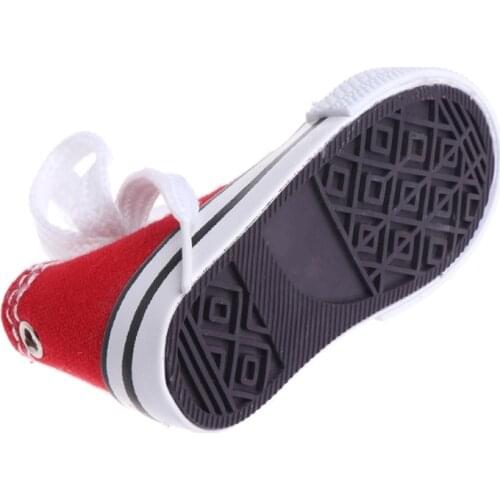 Bird Toys Mini Canvas Shoes Chew Bite Decoration Hanging Cage Funny Parrot Craft