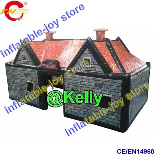 Commercial blow up pub for sale, free door shipping inflatable castle tent, giant outdoor Inflatable pub tent