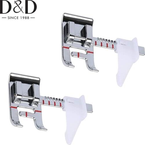 1pc Sewing Machine Presser Feet Adjustable Seam Guide Presser Foot for Low Shank Sewing Machines