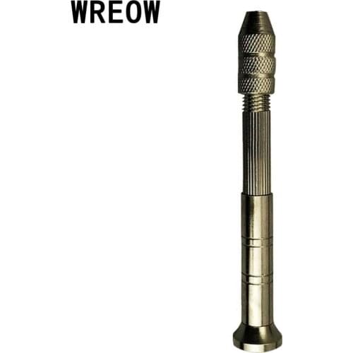 Micro Aluminum Hand Drill Drilling Chuck Twist Drill Bit Repair Hand Tool Woodworking Manual Drilling Hole Rotary Tools WREOW