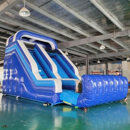 PVC Inflatable Slide with pool Bouncy Slide for kids and adults