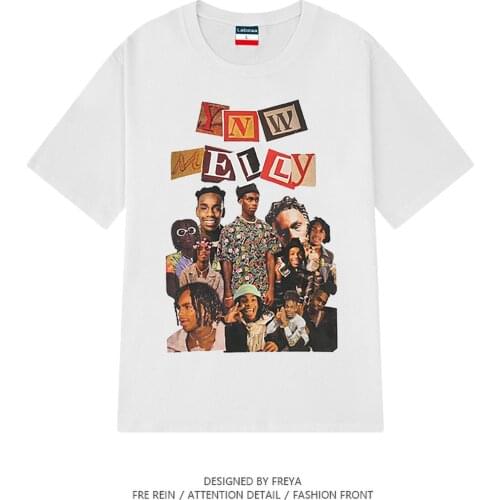 2021 New Summer Women T-shirts High Quality 100% Cotton High Street Round Neck Ladie Tops Loose Plus Size Men T-shirts Unisex