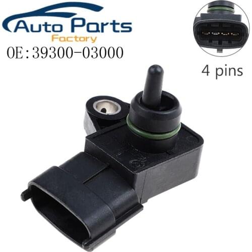 New Map Sensor For Hyundai Kia 1.4L 1.6L 2.0L 2.4L 3.3L 5.0L 39300-03000 3930003000 39300-2B100 9022010007 393002E600