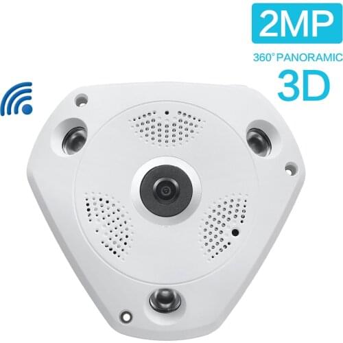 Full view WIFI 360 Degree Panoramic IP Camera 2MP/3MP CCTV 3D VR Video Cam Indoor Home Security CCTV P2P Cloud Smart vr Camera s