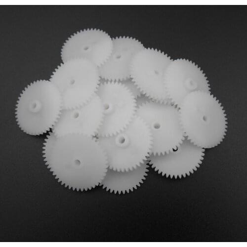 20PCS/LOT 0.5M 42T 2.5A Plastic Spur Gear 0.5 Modulus T=42 Aperture: 2.5mm 2.45MM Tight Fitting 42 Teeth 4MMX22MM Gears *FD859