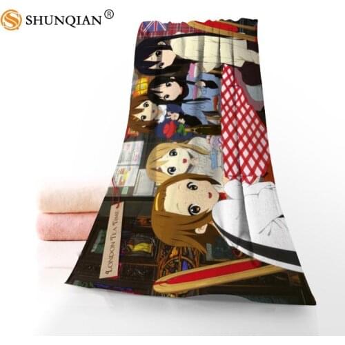 Custom Light young girls animation Towels Microfiber Fabric Popular Face Towel/Bath Towel Size Print your picture