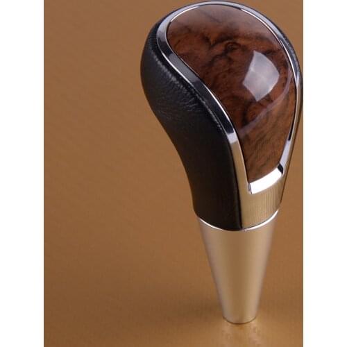 DWCX Wood Texture PU Gear Shift Knob head Fit For Lexus ES300 ES330 Toyota Camry Tundra Highlander Land Cruiser