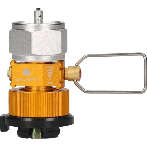 캠핑용품 Gas Saver Plus Gas Convertor Shifter Refill Gas Tank Conversion Adapter Gas Adaptor Valve Camping Stove Accessories