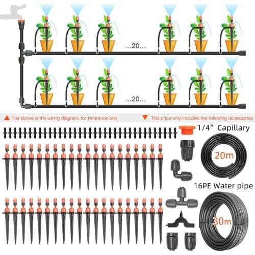 Garden Automatic Water Hose Pipe Nozzle Sprinkler Saving Water Drip Irrigation System Suppliers