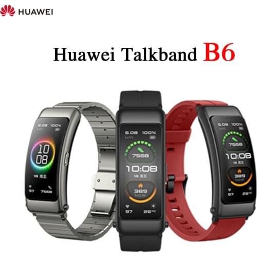 Huawei TalkBand B6 smart bracelet Huawei B6 sports bracelet fitness bracelet AMOLED screen detachable Bluetooth headset