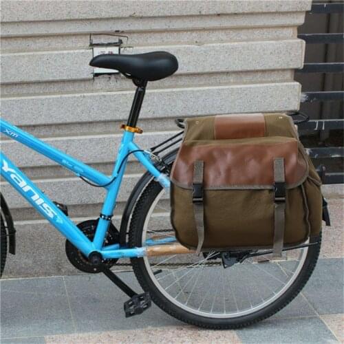 MTB Bicycle Carrier Bag Rear Rack Bike Trunk Bag Luggage Pannier Back Seat Double Side Cycling Bycicle Bag Durable Travel