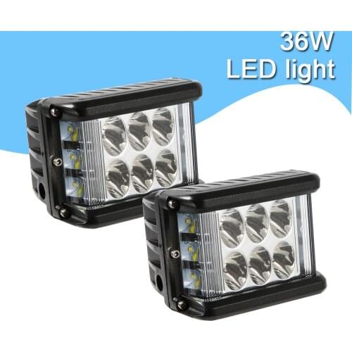 4" 36W 7D LED Light Bar Strobe Led Work Light Combo Auto Driving Offroad Led Bar for Truck Boat SUV ATV 4x4 4WD 12V 24V