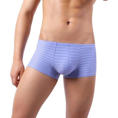 3/6PCS Mens Underwear Boxers Men Boxershort Panties Man Boxeur Homme Underpants Calzoncillos Striping Spandex With Polymide 2020