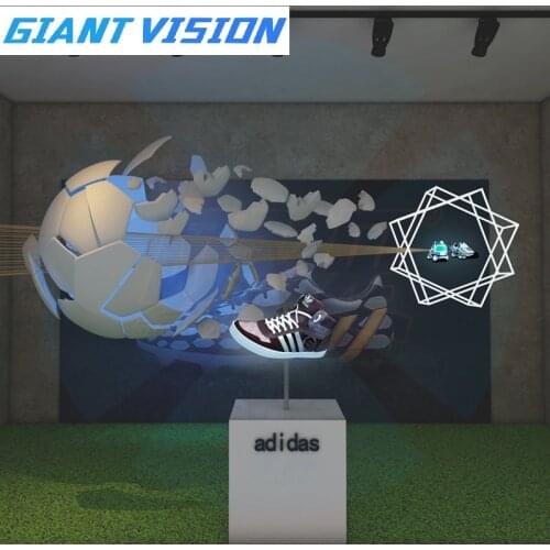 Christmas Exclusive 640 Led Holographic Projector Fan Wifi 3d Holographic Imaging Light Player 3d Remote Advertising Display