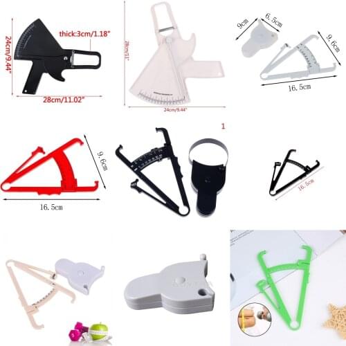 1/2PCS Body Fat Caliper Adipometer Skinfold Measurement Slimming Lose Weight Body Fat Measure Tester Fitness Health Care Tool