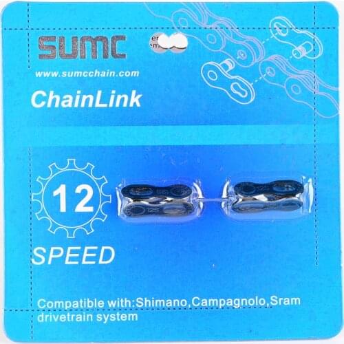 10packs SUMC Chain magic buckle 11 12 speed Missing Link Bicycle Chain Link 6/7/8s 9s 10s 11s 12S bicycle quick magic button