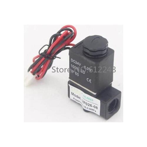 2 way Pneumatic Plastic Mini Solenoid Valve 2P160-15 3/8" 2P200-20 1/2" 2P250-25 3/4"