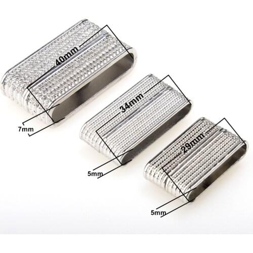 OlingArt 29/34/40MM 2pcs Magnetic Clasps Rectangle 2 Row Silver Plated Necklace Hook Fings bails DIY Bracelet Jewelry making
