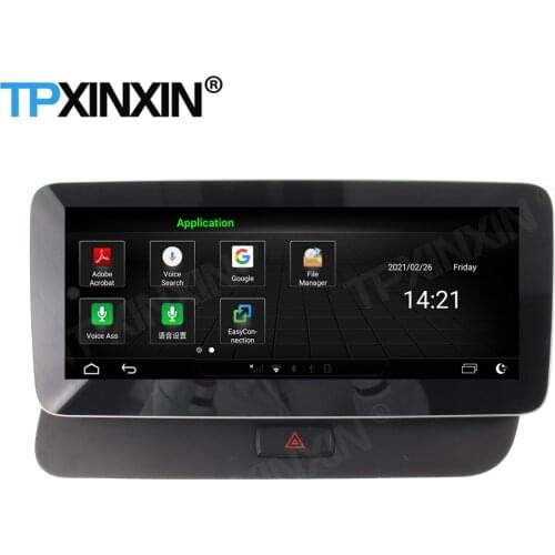 8+256GB 1 DIN Car Radio Receiver Android 11 Auto For Audi Q5 2009 2010 2011 2012 2013 2014 2015 2016 GPS Video Player Head Unit