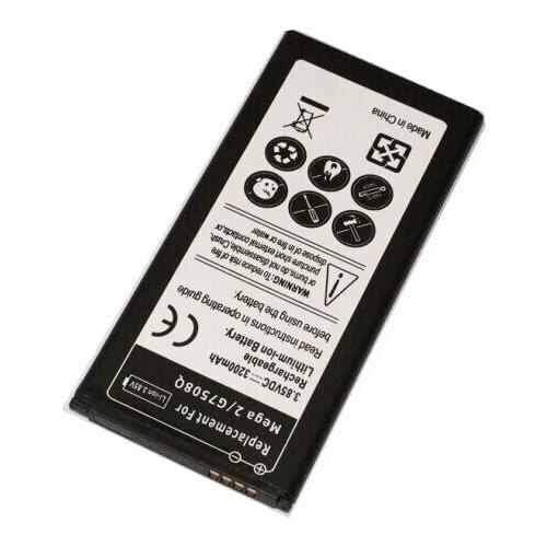 Ciszean 10pcs/lot 3200mAh EB-BG750BBC 3.85VDC Replacement Battery For Samsung Galaxy Mega 2 G7508Q G750F G7508 G750 G750A G7509