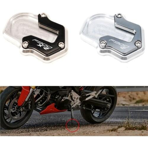 For BMW F900XR F900R 2020-2021 High quality Motorcycle CNC kickstand foot support plate stand exenlarger