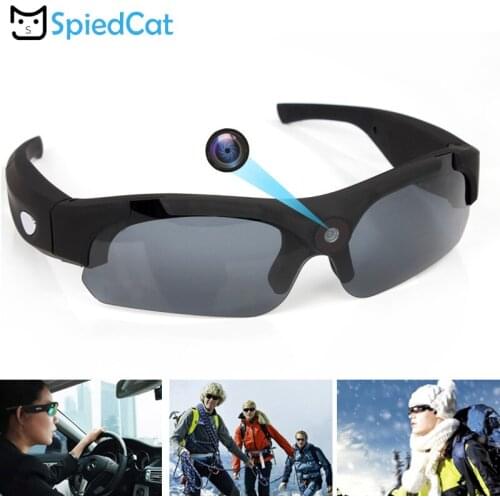 HD 120/90 Degree Wide Angle lens Polarized Eyewear DV Camera Video Recorder Outdoor Sport Sunglasses Camcorde Support TF Card