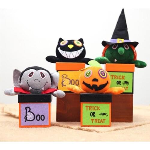 Halloween Candy Box Novelty Funny Toy Paper Gift Boxes Trick or Treat Kids Gift Holiday Supplies Cute Candy Dessert Box
