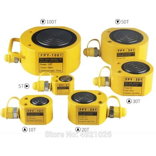 5T-10T Ultra-thin Portable Hydraulic Lifting Jack Separate Hydraulic Booster Hydrocylinder